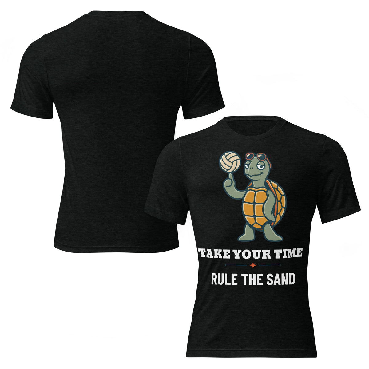 Sea Turtle Tee, front and back