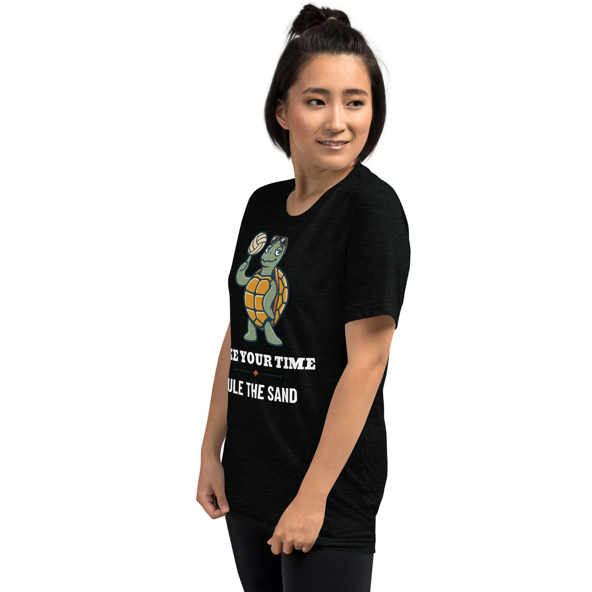 Sea Turtle Tee, left front detail